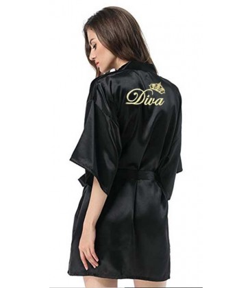 Robe de cetim bordado Diva