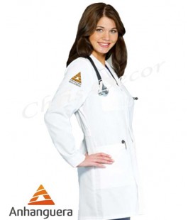 Jaleco Anhanguera – uniforme universitário bordado
