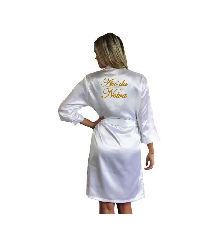 Robe Vó da Noiva robe de cetim avó da noiva - Main Image