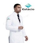 Jaleco bordado Faculdade Estácio