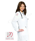 Jaleco feminino bordado Hospital Porto Dias